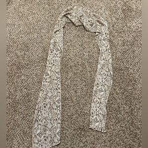 Brown patterned belt